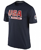 Men's USA Basketball Nike Navy Practice T-Shirt,baseball caps,new era cap wholesale,wholesale hats